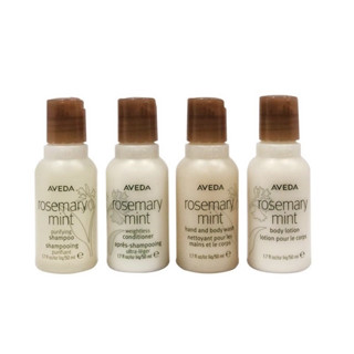 全新 AVEDA 肯夢 迷迭薄荷旅行組 30ml 洗髮精 潤髮乳 沐浴乳 美體乳 經典旅行組 全新專櫃貨