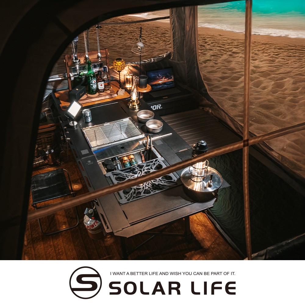 CEC風麋露 變形金剛系列 4.5單位桌 IGT系統桌 露營川桌 戶外井桌 鋁合金戰術桌 折疊蛋捲桌