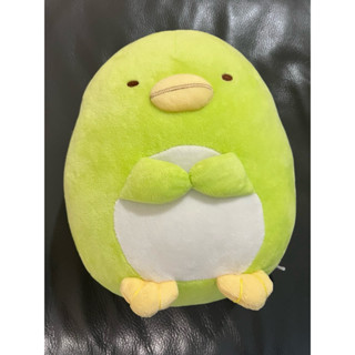 綠色角落生物企鵝 填充娃娃絨毛娃娃 抱枕約26cm