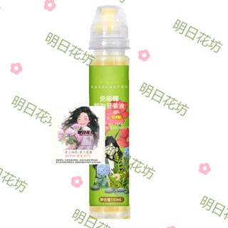明日花坊 植物 家用 盆栽 綠植通用型 水培 發財樹 富貴竹 園藝花卉 130ml