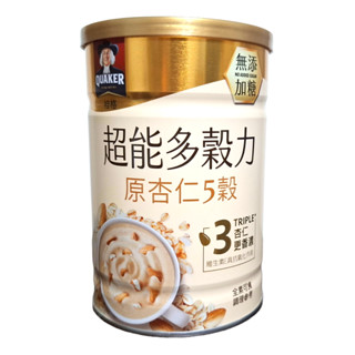 【Costco好市多】桂格 超能多穀力-原杏仁5穀-無新增糖 / 原杏仁燕麥榖奶 (390g)