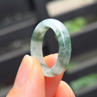 嗨，寶貝銀飾珠寶* 緬甸玉A貨 ☆保證A貨 冰種 飄花翡翠戒指 戒指C-8