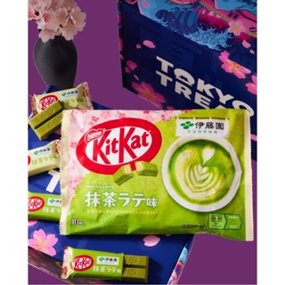 《小熊貝爾》現貨在臺 日本Kitkat 期間限定新口味 伊藤園抹茶拿鐵 鹹焦糖口味共兩款