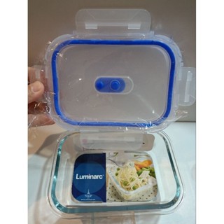 全新微瑕疵/ Luminarc 樂美雅 普帝那 玻璃保鮮盒 餐盒 玻璃盒 便當盒 370ml