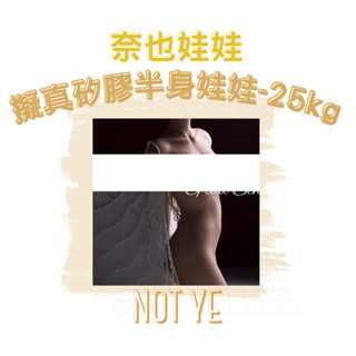 宅配免運🔥【實體連鎖】NOT YE 奈也娃娃｜擬真矽膠半身娃娃-25kg