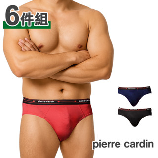 【Pierre Cardin 皮爾卡登】萊卡經典彈力三角內褲｜6件組