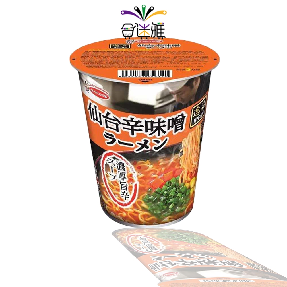 ACECOOK逸品 仙台辛味噌風味杯麵(73g) 【合迷雅】
