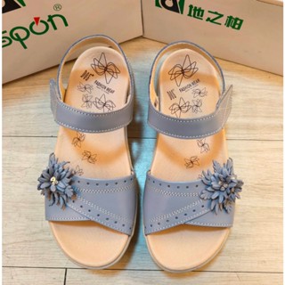 Dispon 地之柏 厚底5.5cm 涼鞋【永和實體店面】藍色 秀氣 真皮 氣墊 Q彈 舒適 透氣 臺灣製