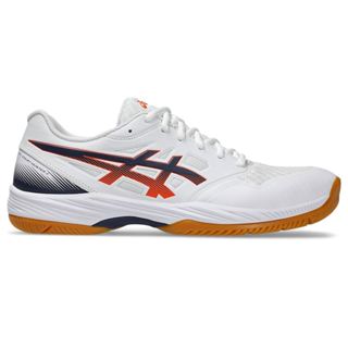 ASICS GEL-COURT HUNTER 3 男款 低筒 正常楦 羽球鞋 1071A119-100 白藍橘