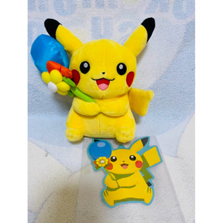 寶可夢氣球花皮卡丘絨毛玩偶 娃娃 神奇寶貝 Pokémon 皮卡丘 動漫周邊 變裝皮
