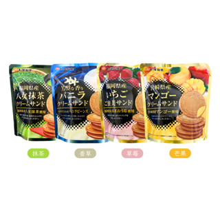 日本 七尾製菓 袋裝 法蘭酥 餅乾 八女抹茶 / 香草 / 福岡草莓 / 宮崎芒果 66g