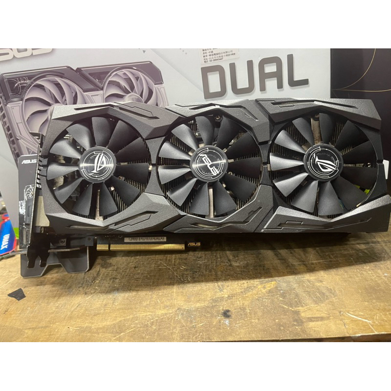 【二手高效能顯卡】ASUS STRIX GTX1080 O8G 11Gbps｜8G獨顯｜非礦卡｜高階遊戲不卡頓