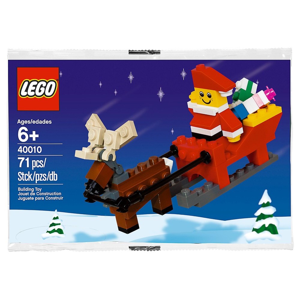 【積木樂園】樂高 40010 2010年 聖誕 雪橇 袋裝 - LEGO Christmas