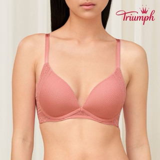 Triumph 黛安芬-幸運水感動系列 無鋼圈低V B/C罩杯內衣 桃｜11-1904 TG