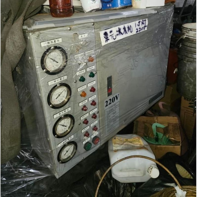 中古二手15冷凍噸(RT)水冷式冷氣冰水機