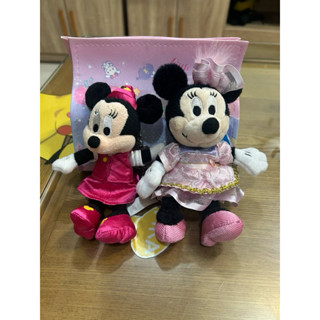 二手89成新✨#5正版迪士尼Disney一隻是香港迪士尼空姐米妮 玩偶 公仔 吊飾(2隻一起賣）