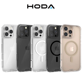 hoda 晶石玻璃軍規防摔保護殼 MagSafe iPhone 16 15 14 13 12 全系列 手機殼 保護殼