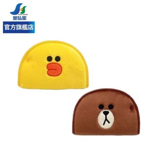 【LINE FRIENDS】熊大+莎莉兒童安全帶調整軟墊組 (LN-18106) | 金弘笙