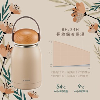 全新 KINYO 不鏽鋼隨行保溫杯 320ml
