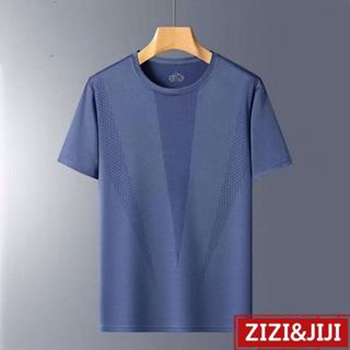 臺灣出貨 M-5XL 冰絲短袖 涼感衣 排汗衫 網眼t恤 健身跑步 透氣運動短t 冰絲速乾衣 短袖上衣 男生衣服F02