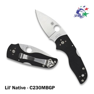 Spyderco Lil' Native 輕巧摺疊工具刀｜G-10握柄｜CPM S30V鋼｜C230MBGP 詮國
