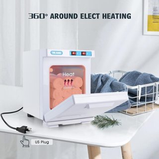 【現貨超取】5L熱毛巾箱 消毒櫃 毛巾箱 毛巾加熱箱 紫外線消毒 熱石加熱器毛巾消毒箱 熱藥草 熱敷毛巾 熱油
