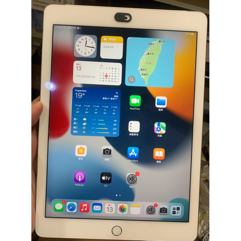 Apple iPad Air 2 第2代 128G LTE 插卡版 9.7吋 銀色 原廠正常二手 A1567
