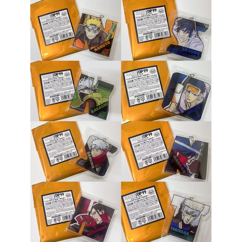 火影忍者 naruto top99吊飾 鳴人 佐助 小櫻 卡卡西 帶土 斑 柱間 扉間 湊 我愛羅 鹿丸 迪達拉 自來也