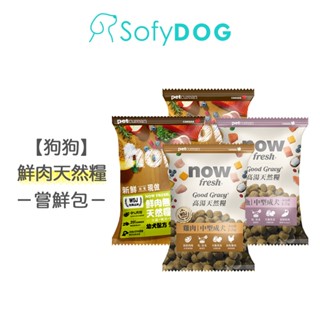 【now】狗狗 鮮肉天然糧 100克｜試吃 嘗鮮 高湯 小顆粒 中顆粒 狗飼料 挑嘴犬 幼犬 成犬 中型犬 集點換購