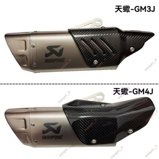 廠商 特惠⚡免開電子發票⚡【碳纖輕量】摩托車51mm口徑 天蠍GM4J 吉村R77全真碳纖跑車音排氣管 SC炸街排氣