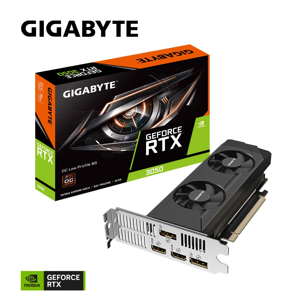 技嘉 GeForce RTX3050 OC Low Profile 6G 顯卡 N3050OC-6GL 顯示卡