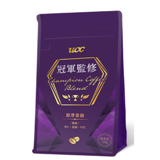 【UCC】冠軍監修 醇厚香韻咖啡豆 225g/包