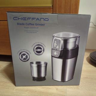 ［售出不補］CHEFFANO不鏽鋼 極萃咖啡豆研磨機 電動研磨機 超大容量