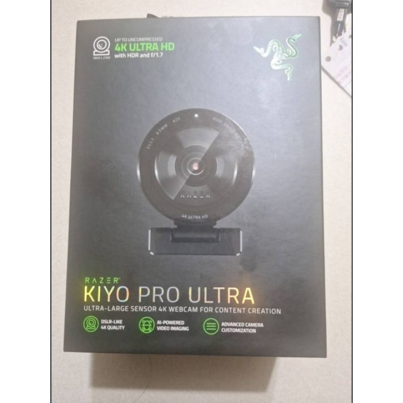 全新雷蛇 RAZER KIYO PRO ULTRA有線4K網路攝影機