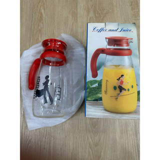 全新 玻璃壺 1000ml 水壺 裝飲料 咖啡 紅茶奶茶東瓜茶 果汁 咖啡