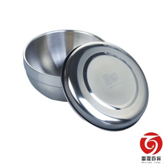 特價品 理想 品味加厚雙層隔熱碗14cm附蓋 餐碗 不鏽鋼碗 現貨 雷霆百貨 IKH85114