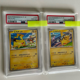 psa10 (日文版)(鑑定卡) PTCG 皮卡丘 日本限定 2023 24 皮卡丘 PROMO 橫濱大賽