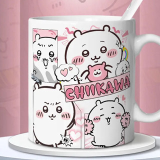 【❤臺灣 齣貨❤\免運】吉伊卡哇 吉伊 烏薩奇 小八 可愛 卡通 陶瓷 馬剋盃 情侶 咖啡盃 禮物 水盃