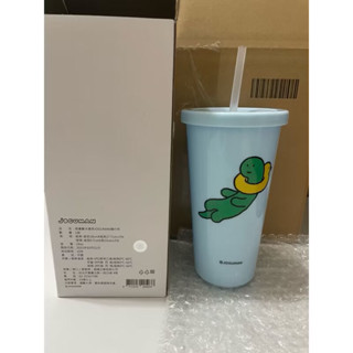 聯名JOGUMAN-隨行杯 冷水杯-附吸管700ml 24oz 全新