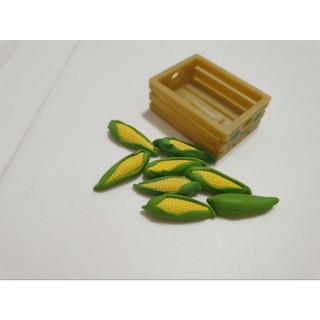 非森林家族食材微縮小物玉米組合