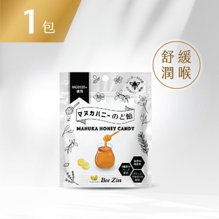 【BeeZin康萃】日本麥蘆卡蜂蜜潤喉糖(10顆/包)