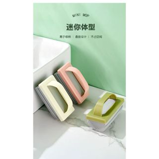 海綿拖把乾濕兩用家用廚房客廳瓷磚清理手持把手清潔拖把
