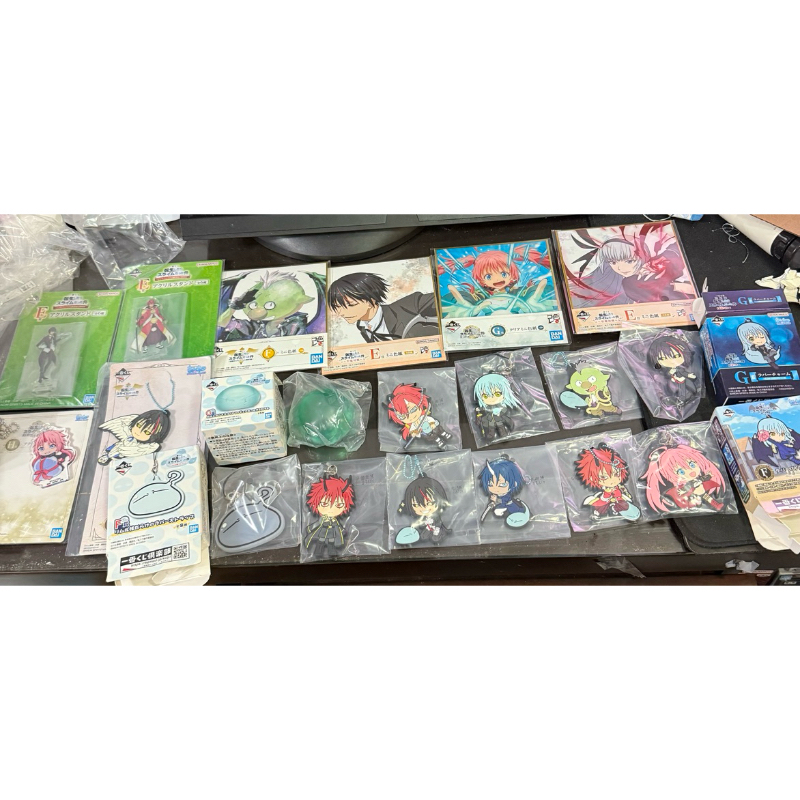 全新未拆 關於我轉生變成史萊姆這檔事 轉生史萊姆 一番賞 F賞 插畫板 畫板 色紙 G賞 吊飾