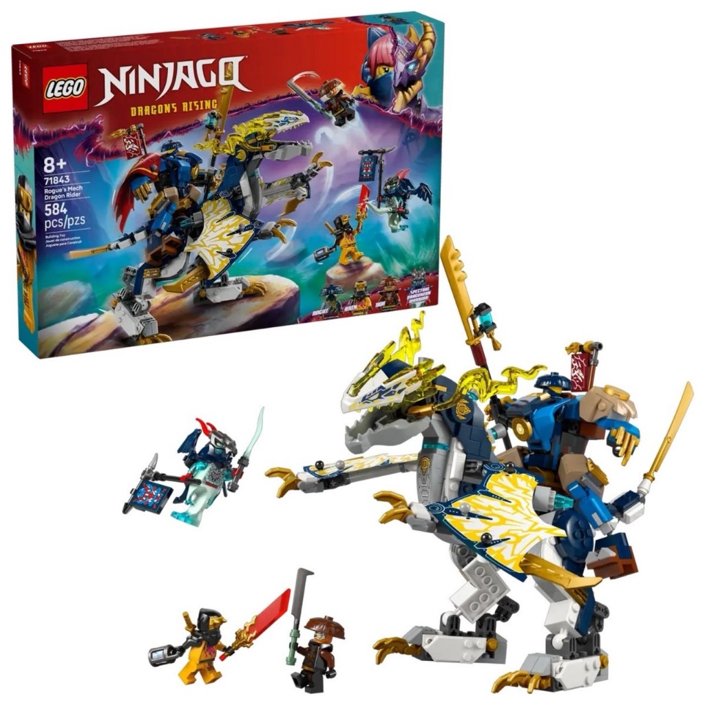 LEGO 71843 羅格的機械人龍騎士 樂高® Ninjago系列 【必買站】樂高盒組