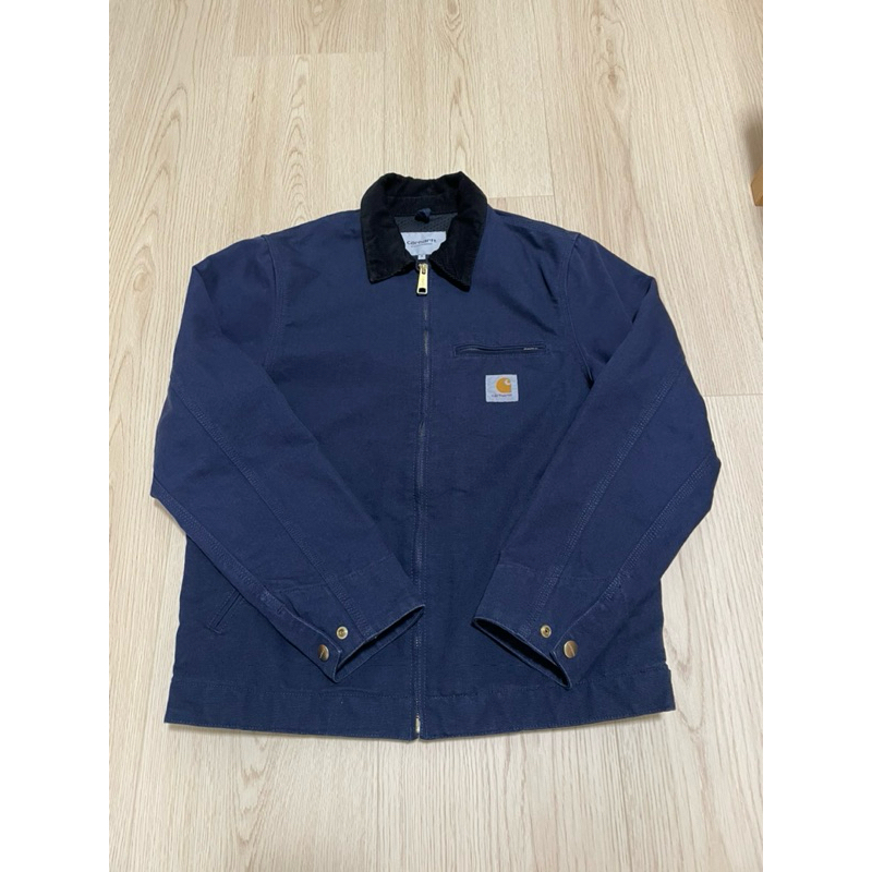 ✖️優質二手✖️Carhartt WIP Detroit Jacket 深藍色 S 底特律 網狀 外套 經典 春夏版