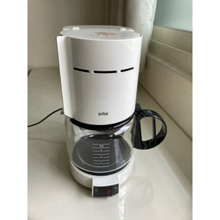 德國 百靈 咖啡壺 BRAUN 白色 10人 咖啡機+玻璃壺 （KF400 KF-400） 墨西哥製