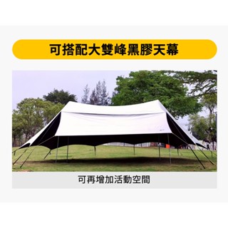臺灣現貨【LIFECODE】黑膠天幕遮陽布(400*148cm)-米色(大雙峰天幕擴充配件)12330233