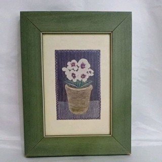 牆壁實木框掛畫 牆壁裝飾品30×23cm