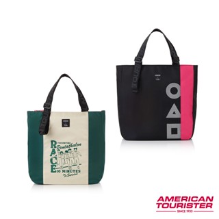 AMERICAN TOURISTER美國旅行者 X SQUID GAME魷魚遊戲聯名 輕量休閒托特包/肩揹包/手提袋