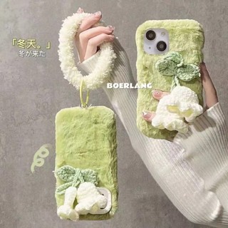 OPPO A5PRO A3PRO Reno13 11F A98 A79 A78 A74 A72 鈴蘭花手環毛絨手機殼